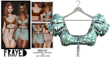 Frayed - Cornelia Top - Tropical Green