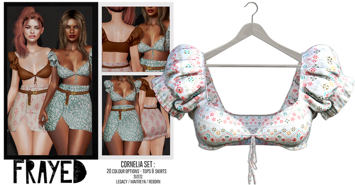 Frayed - Cornelia Top - Folk