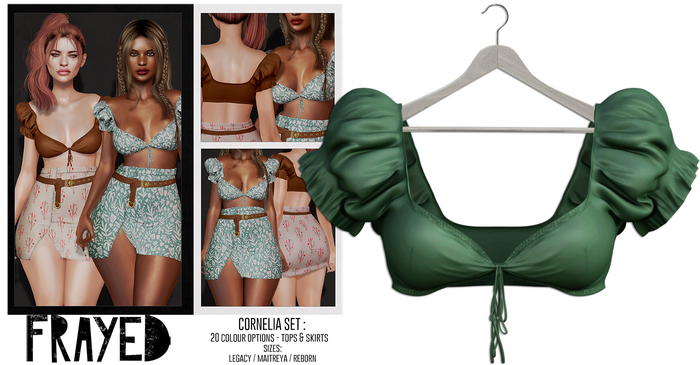 Frayed - Cornelia Top - Green