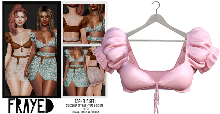 Frayed - Cornelia Top - Pink
