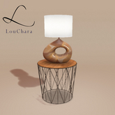 LouChara Ember End Table 