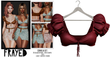 Frayed - Cornelia Top - Burgundy
