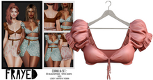 Frayed - Cornelia Top - Coral
