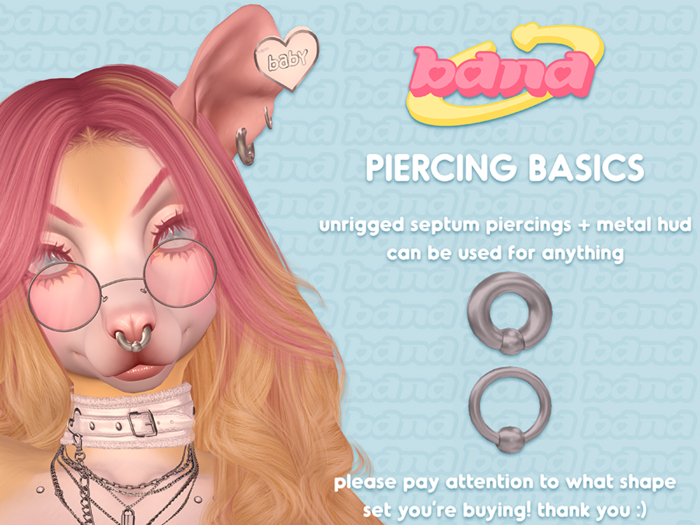 [BANA] - Piercing Basics - Septum - Captive Bead Rings