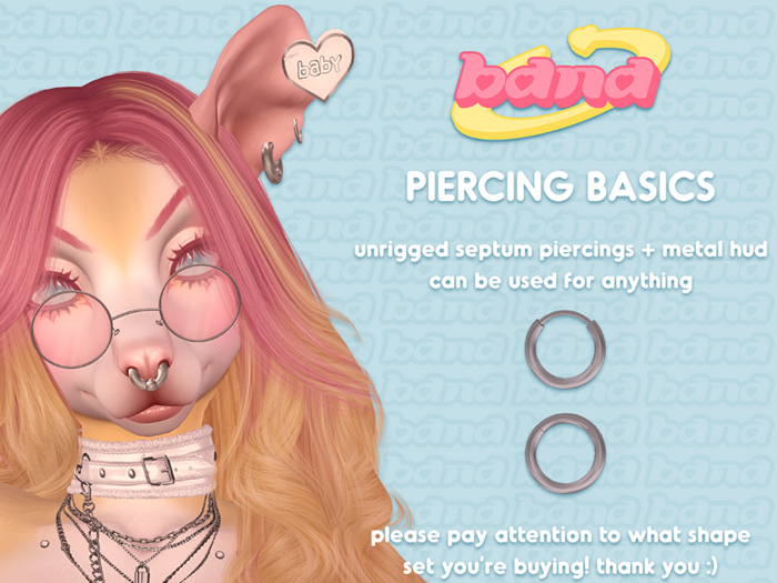 [BANA] - Piercing Basics - Septum - Clickers