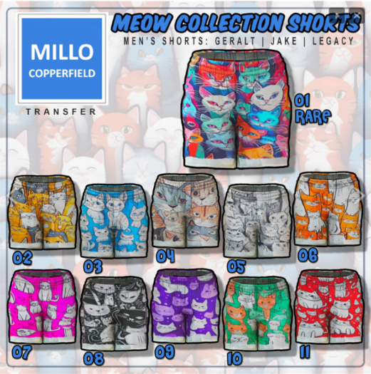 2. Millo Copperfield - MeowCollection Shorts