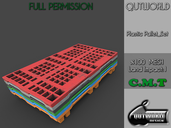 .::QUTWORLD Plastic Pallet_Set::.FP 