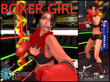 GoodVibes Boxing Girl Black Red - Unpacker