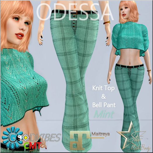 GoodVibes Odessa Mint Set - Add/touch to unpack