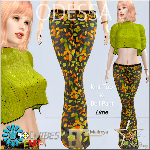GoodVibes Odessa Lime Set - Add/touch to unpack