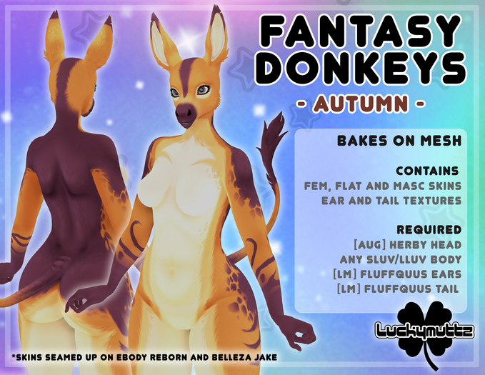 [LUCKYMUTTZ] Fantasy Donkeys - Autumn 