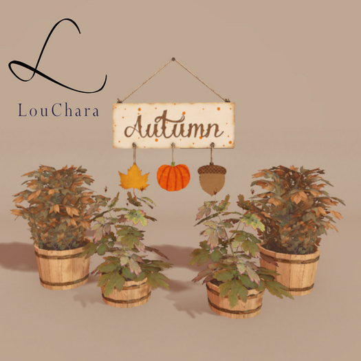 LouChara Maple Garden Decor 