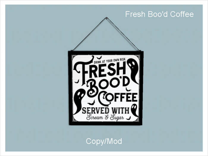 *CC* Fresh Boo'd Coffee