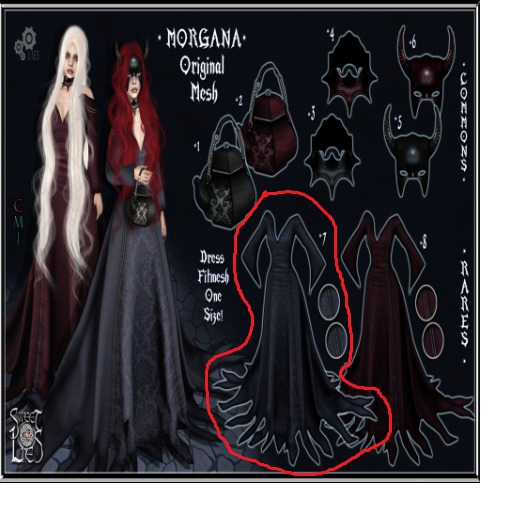 *SL* Morgana Fitmesh Dress - Sweet Lies Box 8 RARE