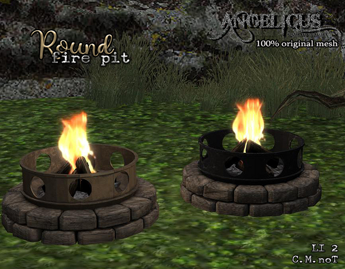 :ANGELICUS: Round fire pit  