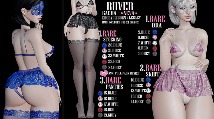 RUVER Neva Reborn Rares FATPACKS