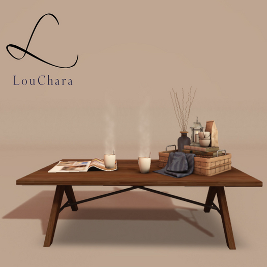 LouChara All You Need Is Coffee Table