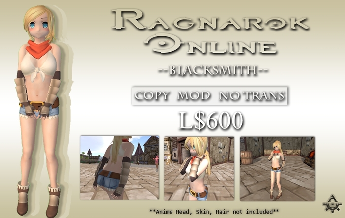 <.:U & A:.> - Ragnarok Blacksmith Outfit