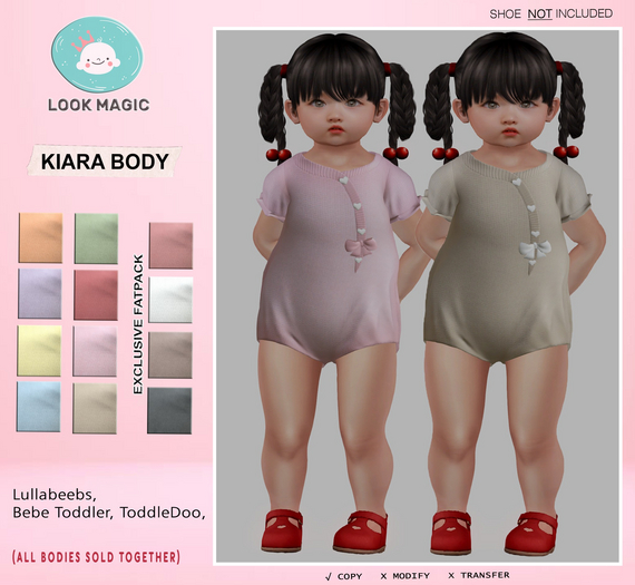 [Look Magic] Kiara body pink_LB/TD/BBT (add )