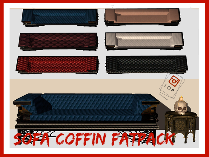 LOP Halloween Coffin Sofa FATPACK (A)