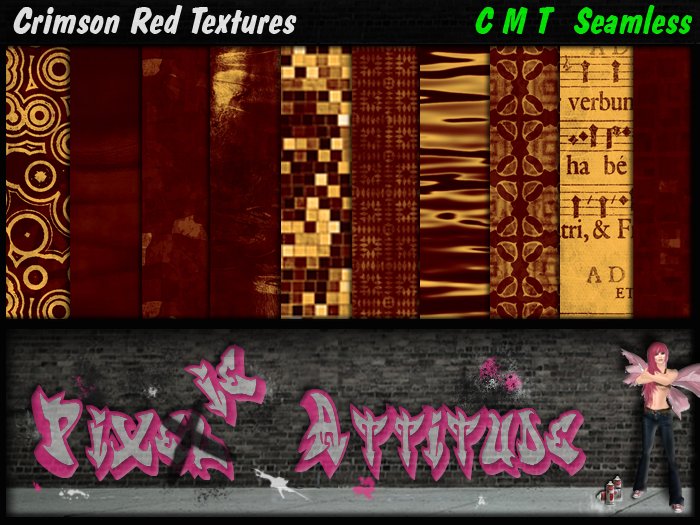Crimson Red Textures