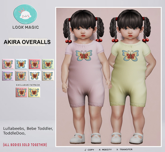 [Look Magic] Akira overalls_LB/TD/BBT(Fatpack)(add )