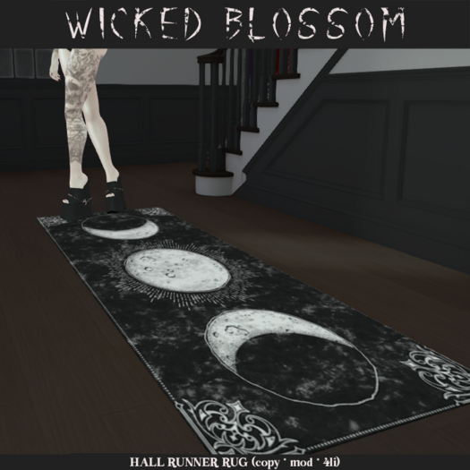 Half Life Rug Second Life Marketplace - *~WB*~ Hall Runner Rug 1 - DOLLARBIE for ...