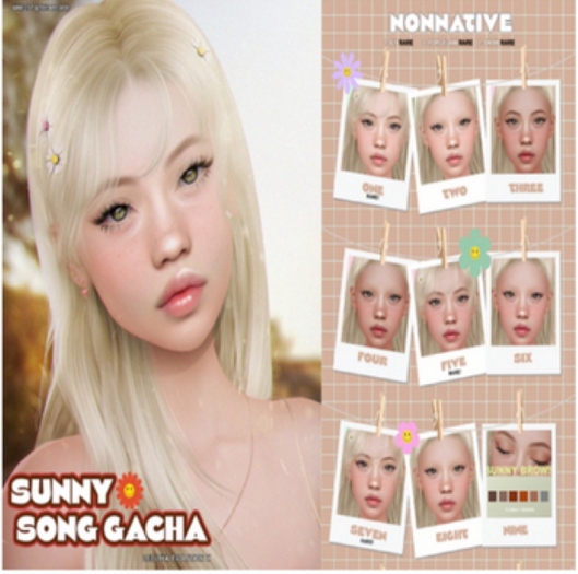 7.NONNATIVE - SUNNY SONG GACHA RARE