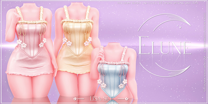 Elune. Lisa Set - Blue