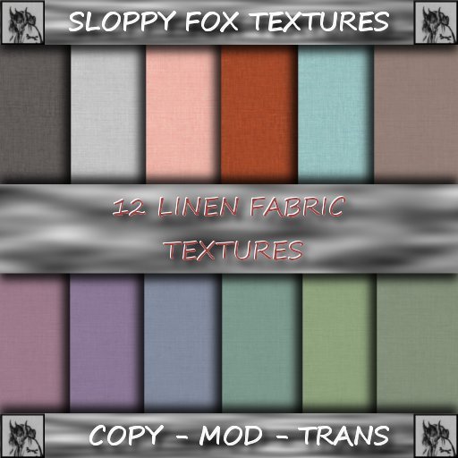 !!!SFD!!! 12 Linen Fabric Textures