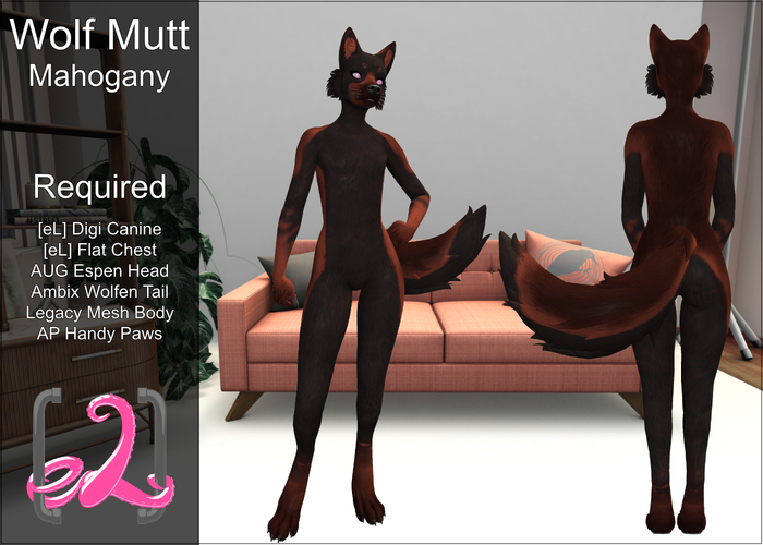 Wolf Mutt Mahogany