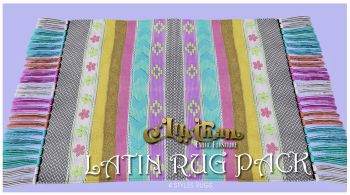 Second Life Marketplace - LY Latin Rug PACK