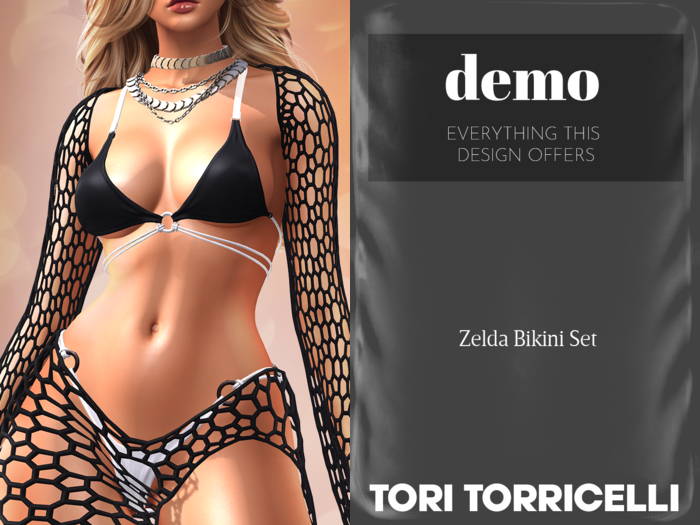 TORI TORRICELLI // Zelda Bikini Set // DEMO