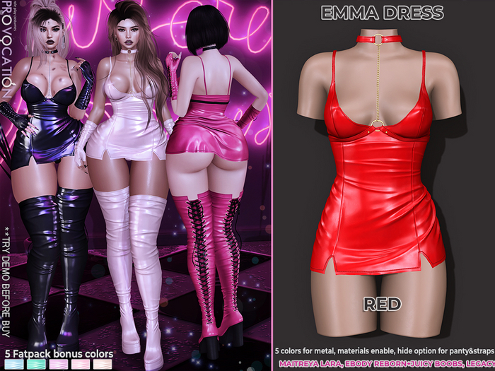 [Provocation] Emma dress-Red