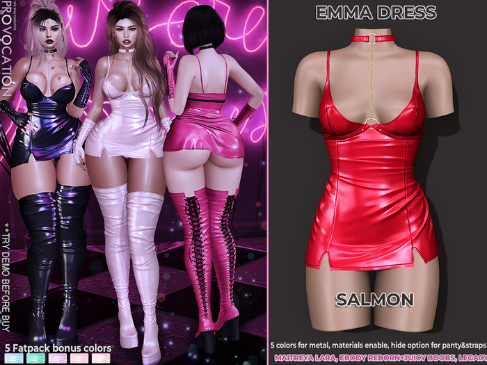 [Provocation] Emma dress-Vine