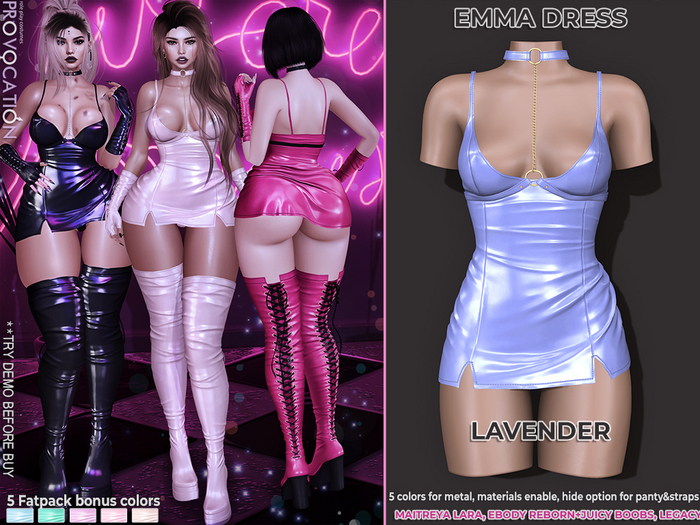 [Provocation] Emma dress-Lavender