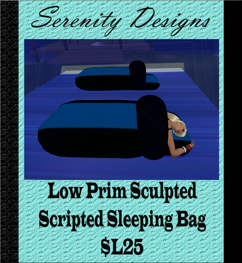 Sleeping Bag (Blue) 4prim
