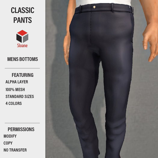 Sloane . Pants . Classic . Demo
