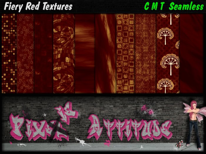 Fiery Red Textures