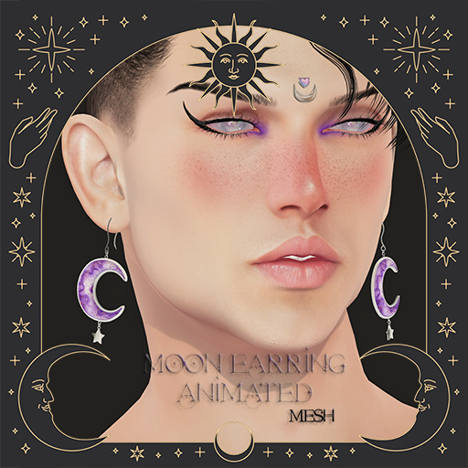 *MoonMakeup*-Moon Earring (Wear)