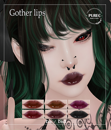 -PRC- Gother lips Set