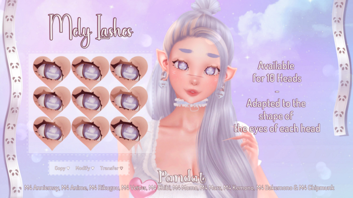 M4 Lashes - Mely 10 Heads - Pandat