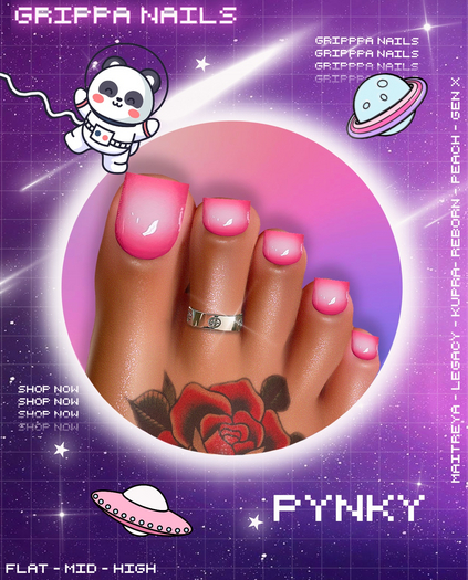 Grippa Pedi:: Pynky Set