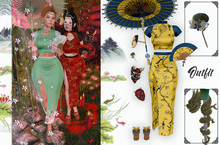 - MicRo - Outfit Geisha Yellow Blue