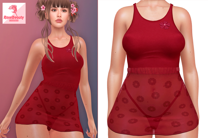 RoseBeauty - Dress. Laura / Red