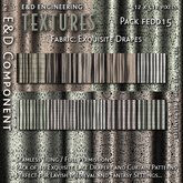 [FED015] 10 Seamless Patterned Drapery Fabric Curtain Textures Exquisite Lace Drapes from E&D ENGINEERING