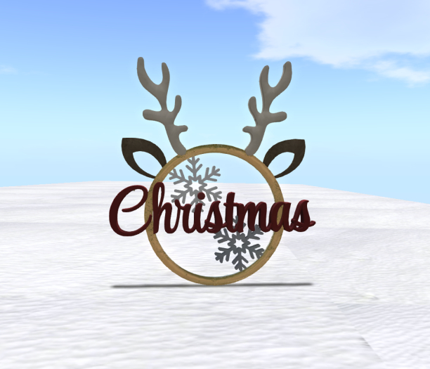  xmas christmas reindeer sighn