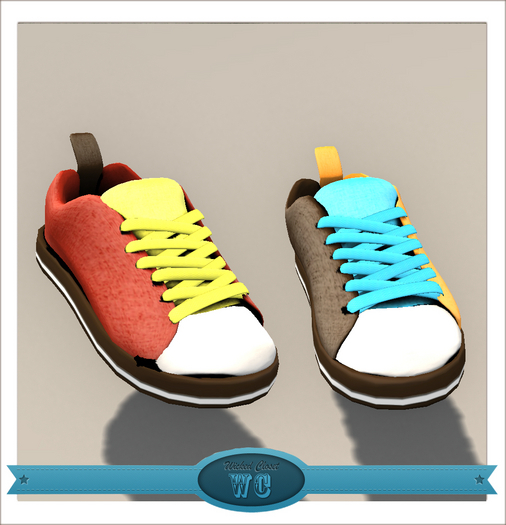 WC : Shoes : Hi-Color Dreams Sneakers - Texture Change