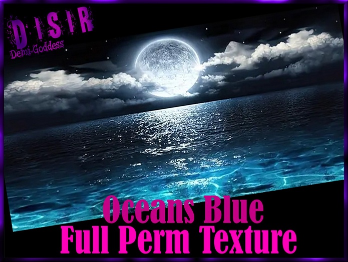 ~Disir DG~ Oceans Blue Background