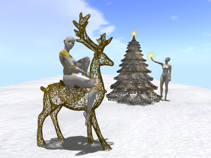xmas cyborg reindeer 1